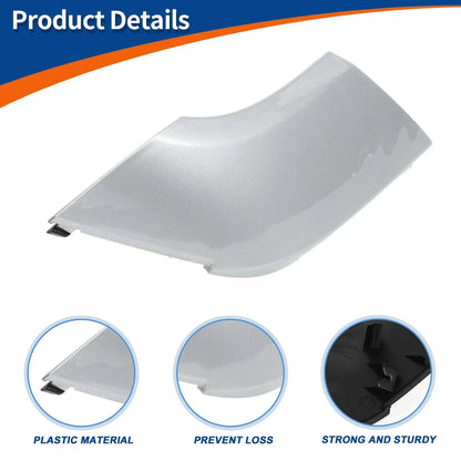 Front Car Bumper Tow Hook Cover for Mercedes-Benz CLS (2012-2018) Silver Tone