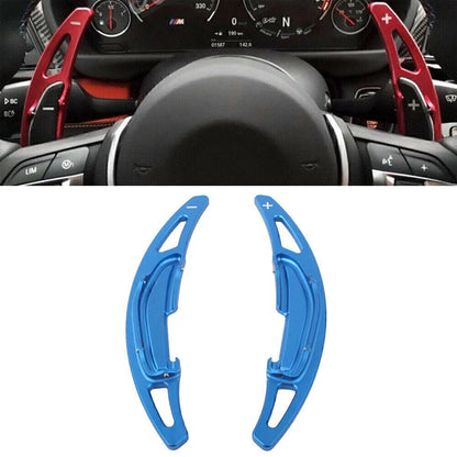 Blue Steering Wheel Shift Paddle Shifter Extension for BMW M2 M3 M4 M5 M6 X5M