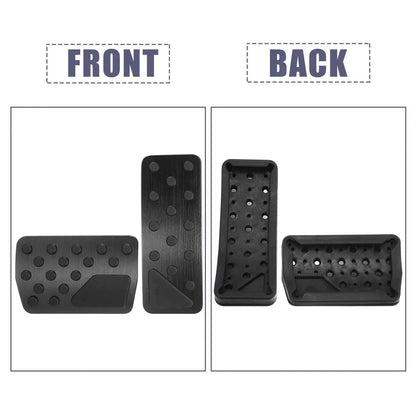 Car Brake Pedal Pad & Gas Accelerator Cover for Jeep (2011-2021) Black