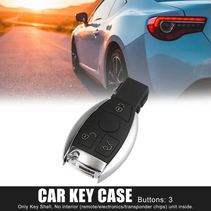 3 x Key Fob Case Covers for Mercedes Benz C E G R S GL SL SLK (2000-2023)