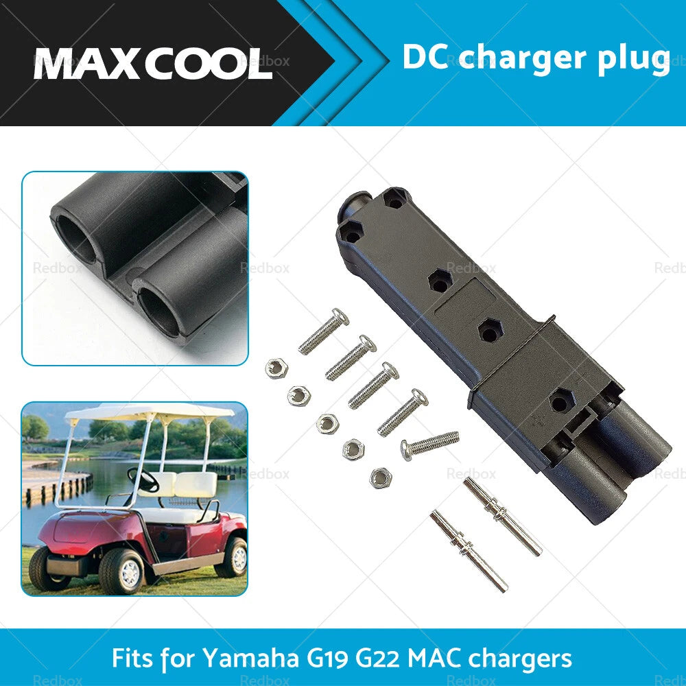 48V DC Charger Plug for Yamaha G19 G22 (2007-2016)