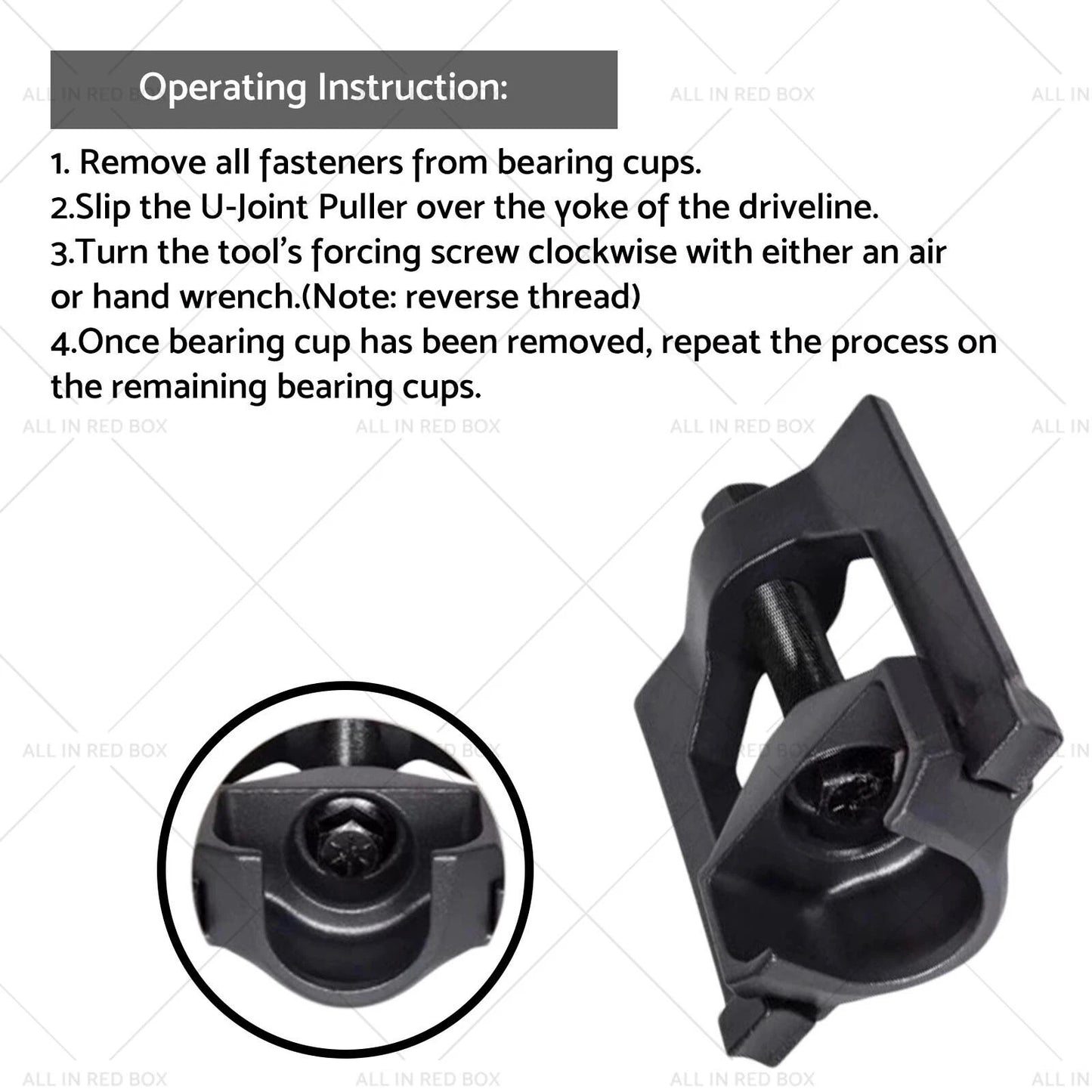 Universal Joint Puller for Rockwell Meritor Spicer Class 6 & 8