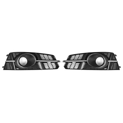 Fog Light Grille for Audi A6 S6 C7 2016-2018 ()