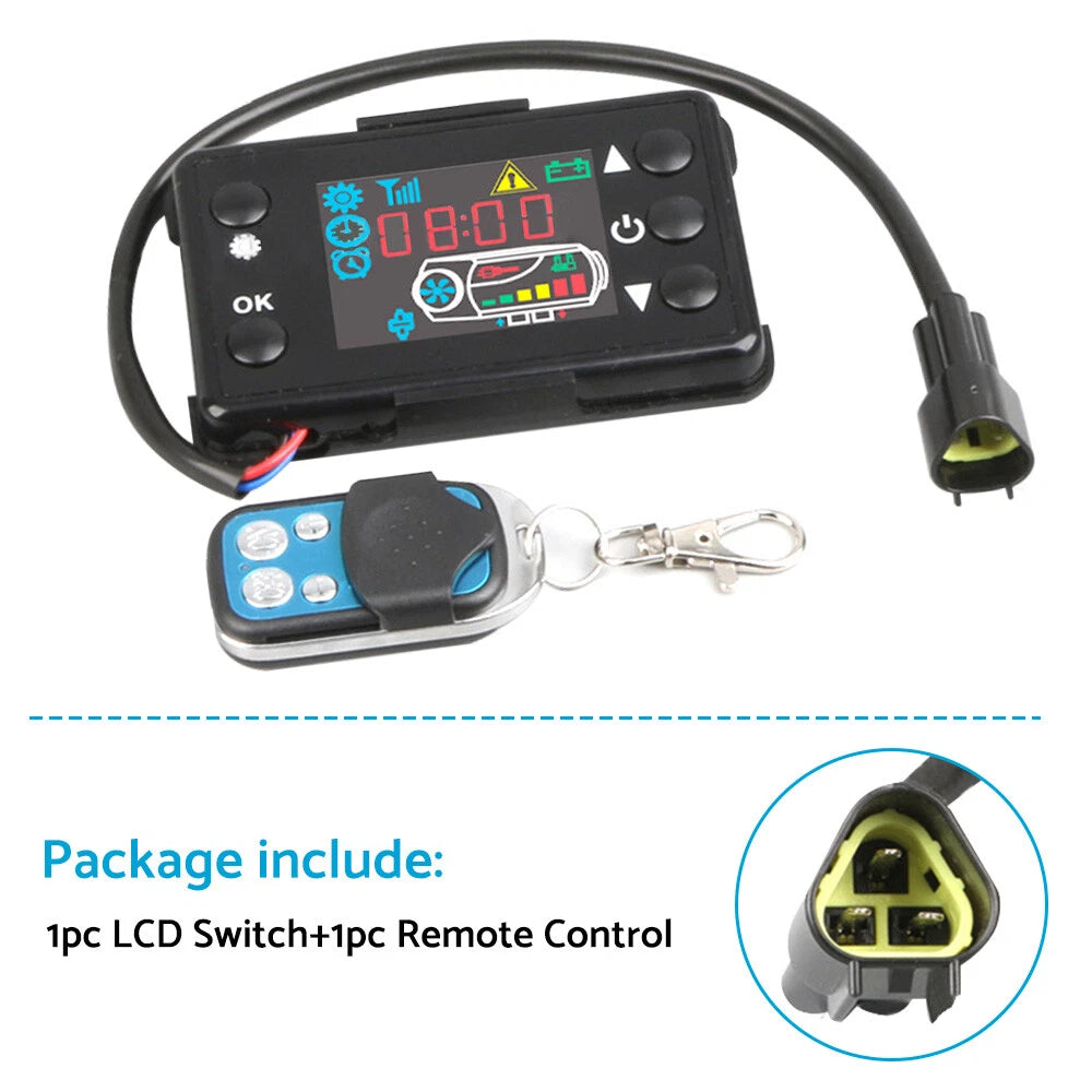 12V/24V LCD Monitor Switch for Car Air Diesel Parking Heater Controller