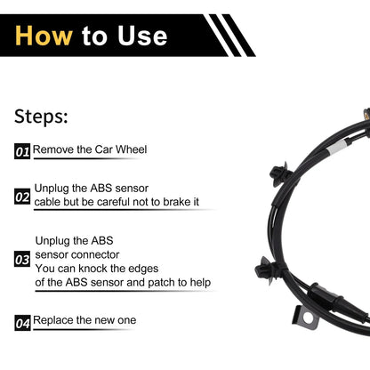 ABS Wheel Speed Sensor for Hyundai Elantra (2020-2025) 1 x Left Front