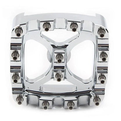Chrome Brake Pedal Pad Cover for Harley Softail Dyna Sportster Iron 883