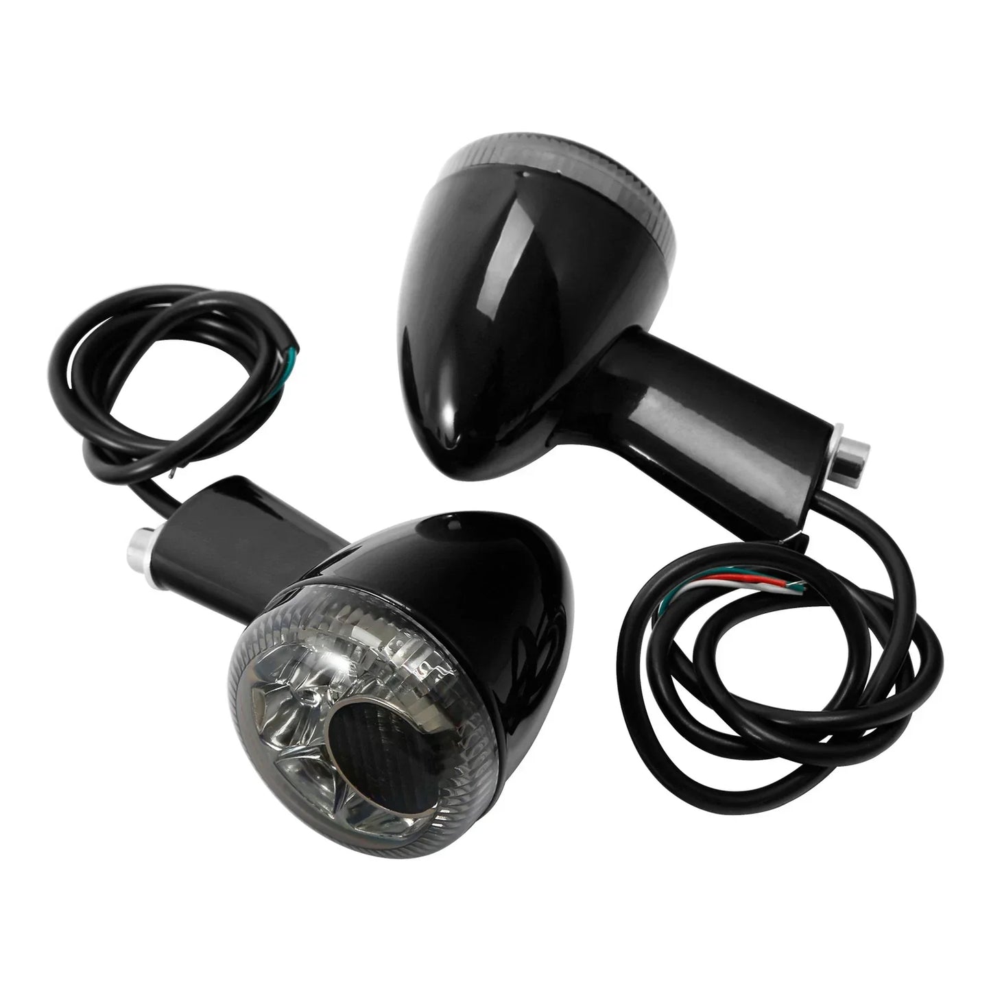 LED Rear Turn Signal Lights Smoke for Harley Sportster XL 883 1200 (1992-2022)