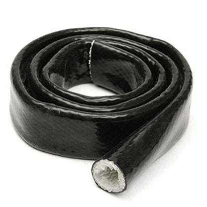 Black Anti-Flame Sleeve Heat Shield Hose ID-10MM for 6AN Oil Fuel Lines