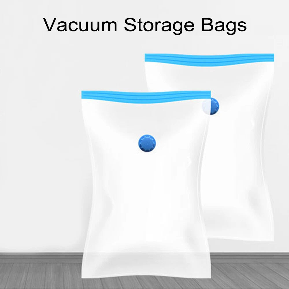 Vacuum Storage Bags for Clothes, Quilts, Pillows, Cushions ()