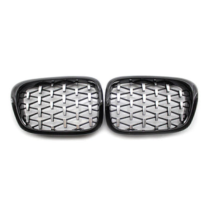 Honeycombe Mesh Front Bumper Grille for BMW E39 5-Series (1999-2003)