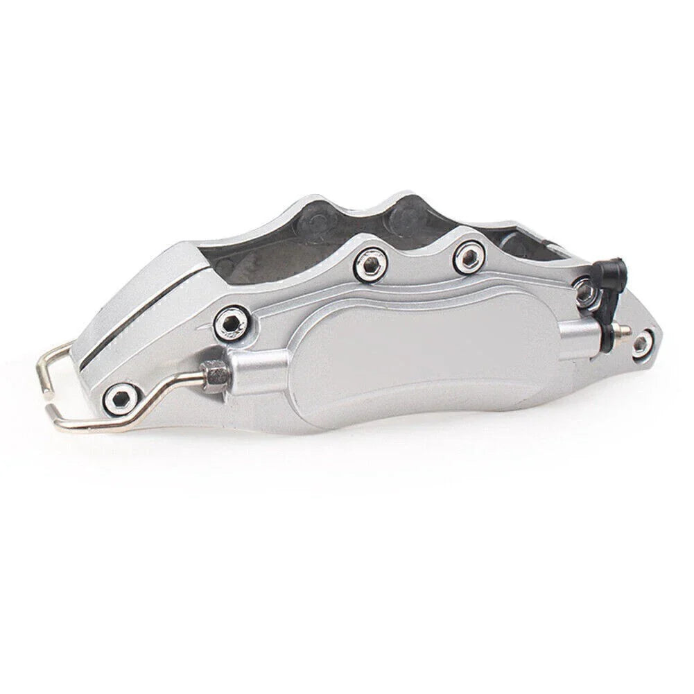 3D Style Car Disc Brake Caliper Covers for Universal Silver (M)
