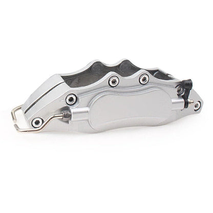3D Style Car Disc Brake Caliper Covers for Universal Silver (M)