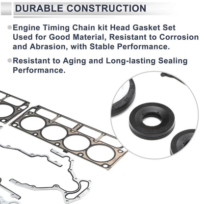 Gen 3 LS Head Gasket Kit for GM Chevy LS1 LS6 LQ4 LQ9 4.8L 5.3L 5.7L (2000-2006)