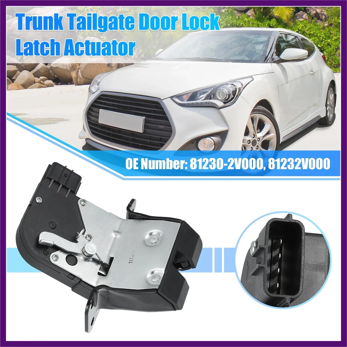 Trunk Latch Lock Actuator for Hyundai Veloster 2012-2017 Tailgate