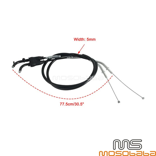 30.5" Black Throttle Cable for Kawasaki ZX6R ZX636C/D (2005-2008)