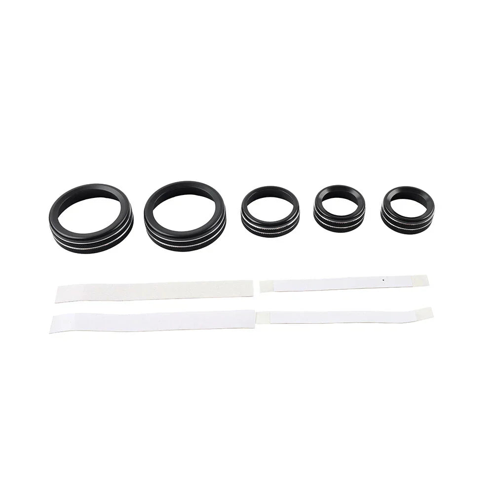 AC Headlight Switch Knob Ring for Ford Maverick (2022-2023) Black
