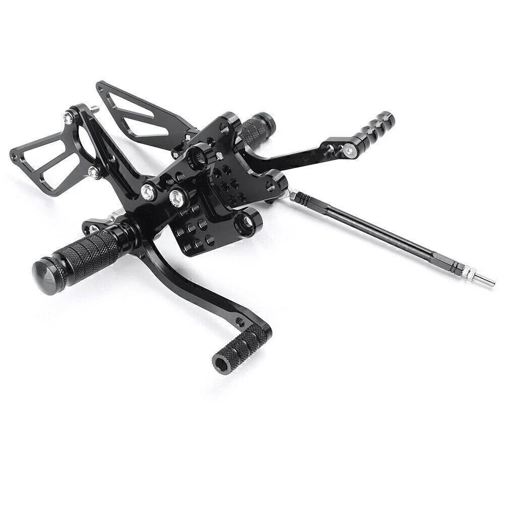 Rearsets Foot Pegs for Suzuki GSXR1000 GSXR600 GSXR750 (2000-2005) Black