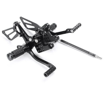 Rearsets Foot Pegs for Suzuki GSXR1000 GSXR600 GSXR750 (2000-2005) Black