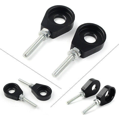 Black 12mm Chain Adjuster Block Tensioners for Pit Quad Dirt Bike ATV CRF50