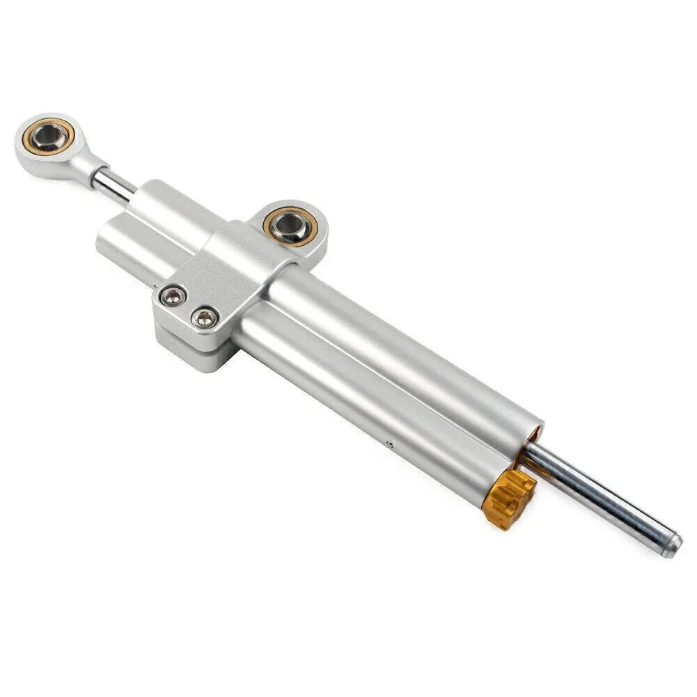 260mm Steering Damper Stabilizer for Motorcycle - Silver