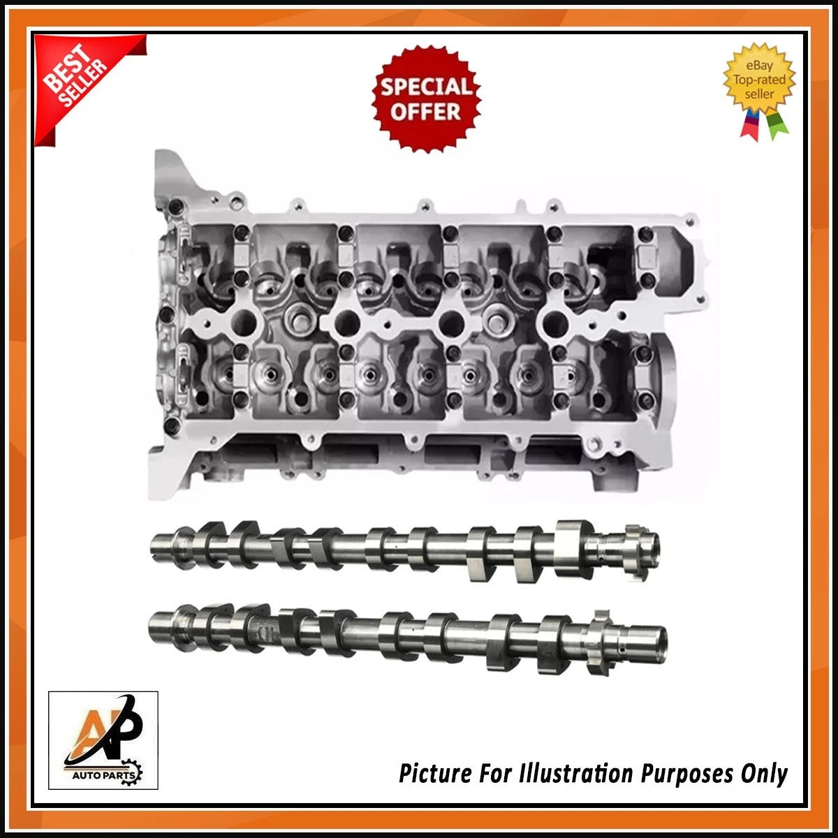 Bare Cylinder Head and Camshaft Kit Replacement for Nissan Pulsar (2013–2021)