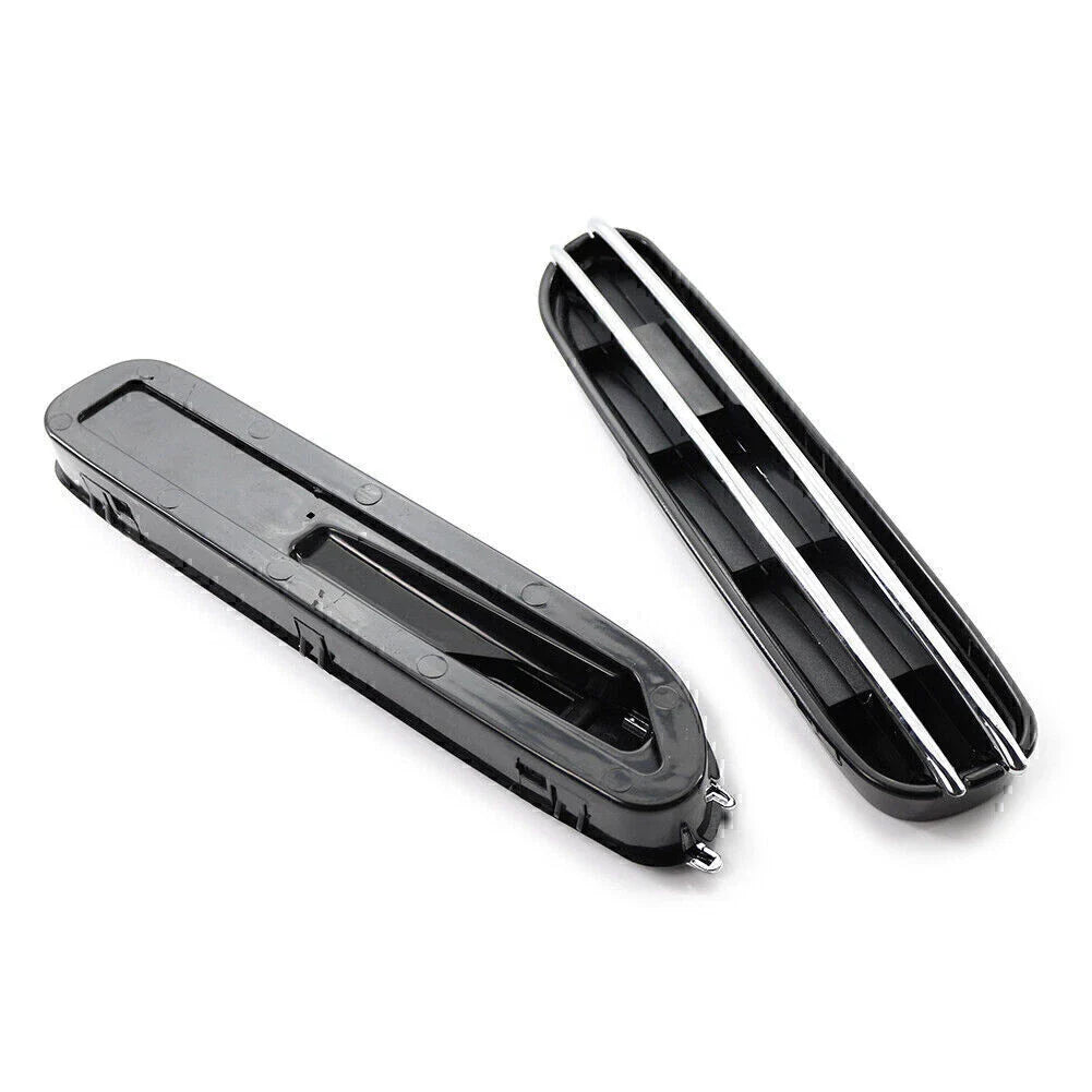 1 Pair ABS Side Fender Air Flow Vents Grille for BMW 5 Series (1996-2010)