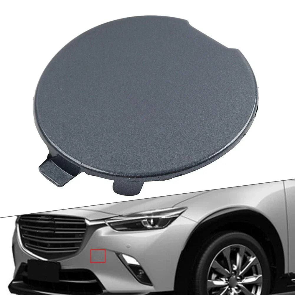 Gray Front Bumper Towing Hook Eye Cover for Mazda CX-3 (2014-2023)