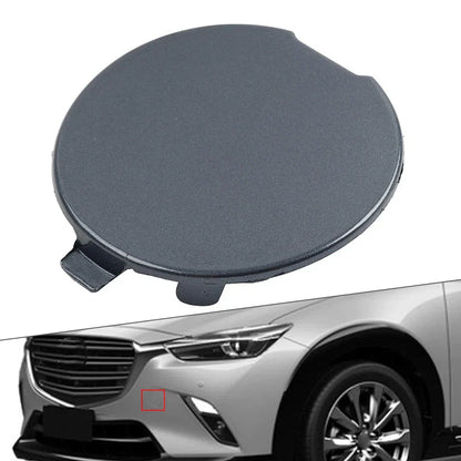 Gray Front Bumper Towing Hook Eye Cover for Mazda CX-3 (2014-2023)