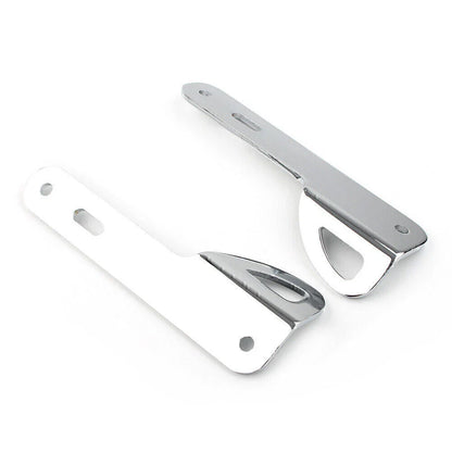 Chrome Trailer Hook Tie-Down Brackets for Harley Touring