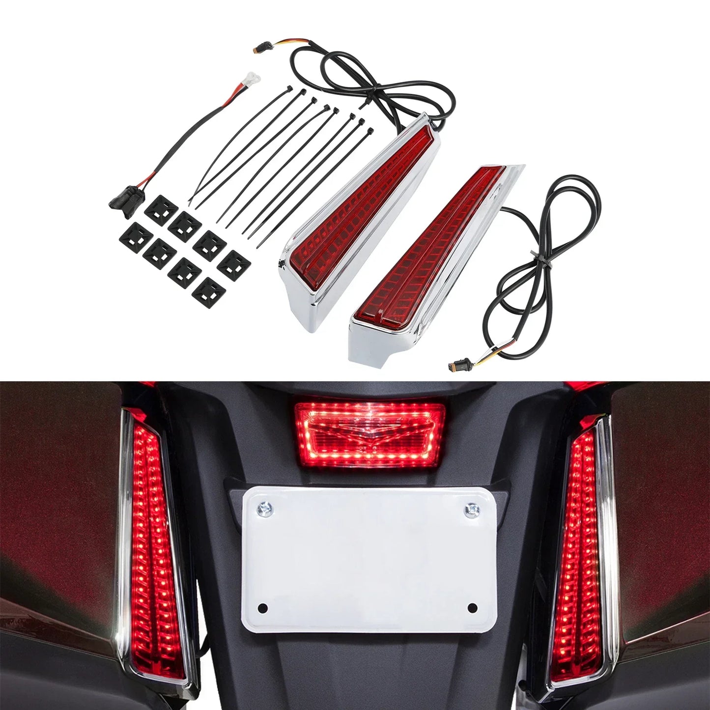 Rear LED Filler Panel Lights for Honda Gold Wing 1800 (2018 - 2025)