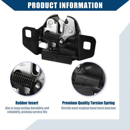 Hood Latch Lock Assembly for Dodge Ram 1500 2500 3500 (2002-2023)