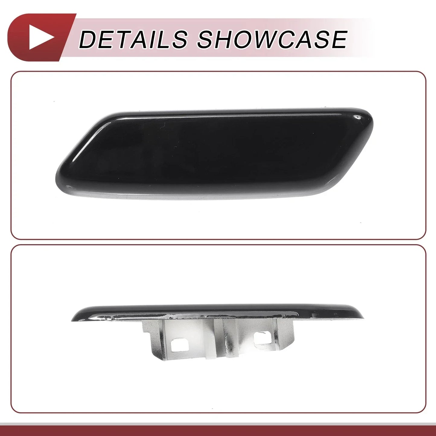 Front Left Washer Nozzle Cover for Lexus IS II (2008-2010) Black
