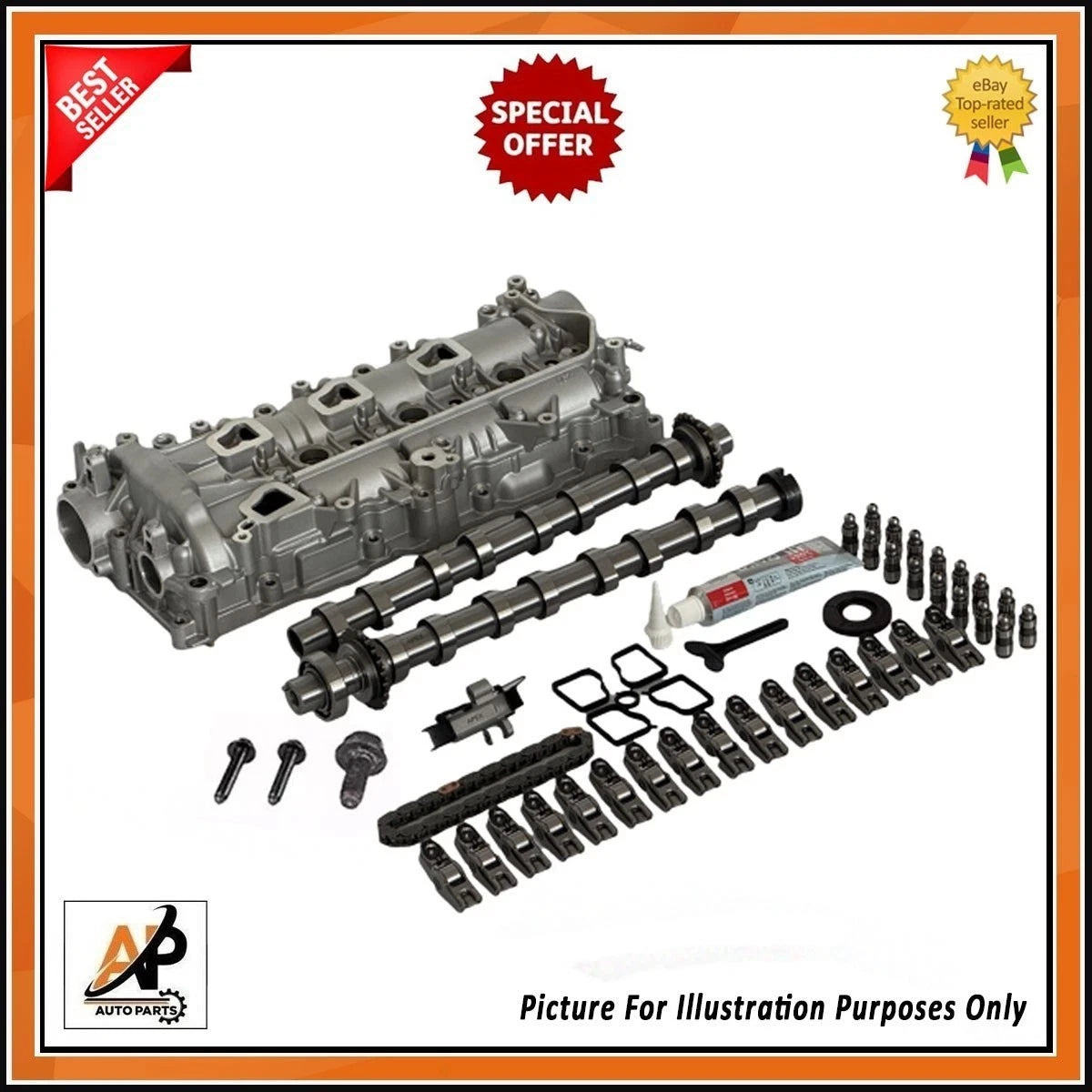 Engine Rebuild Kit with Timing Chain for Citroen Peugeot 1.5 HDi (8mm) ()