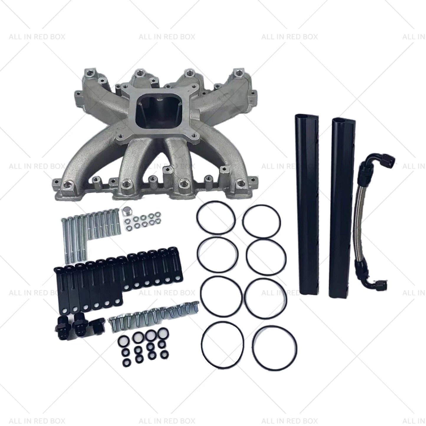 Intake Manifold w/ Fuel Rails for Gen IV LS Super Victor LS3 EFI Engine