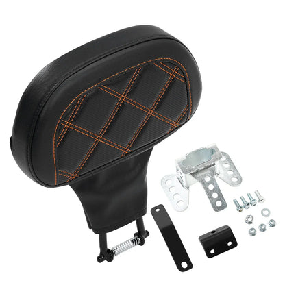 Black Rider Driver Backrest for Harley Touring CVO Street Road Glide (1988-2023)