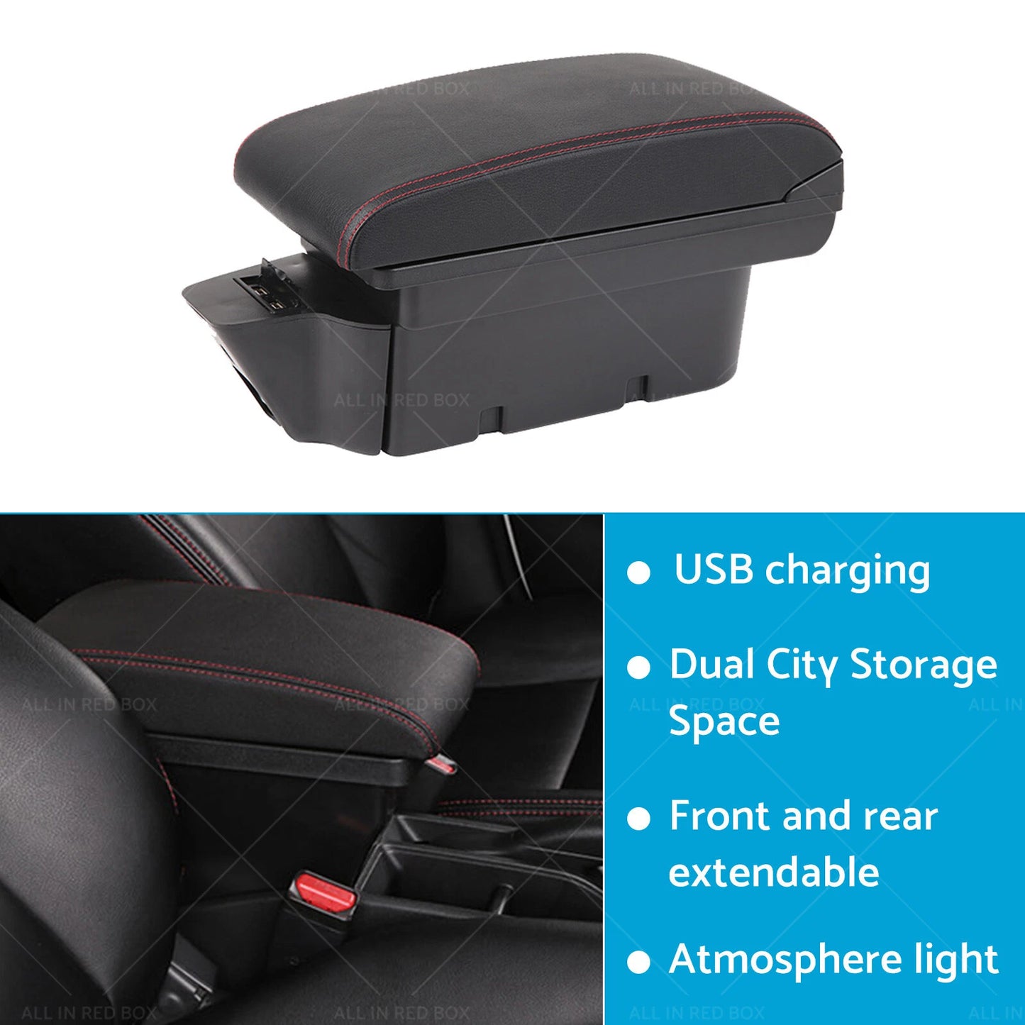 Console Armrest Storage Box for Toyota 86 Subaru BRZ (2012-2023)