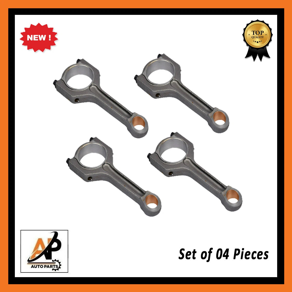 Engine Connecting Rod Set of 4 Replacement for BMW 3.0 N20 (2012–2017)