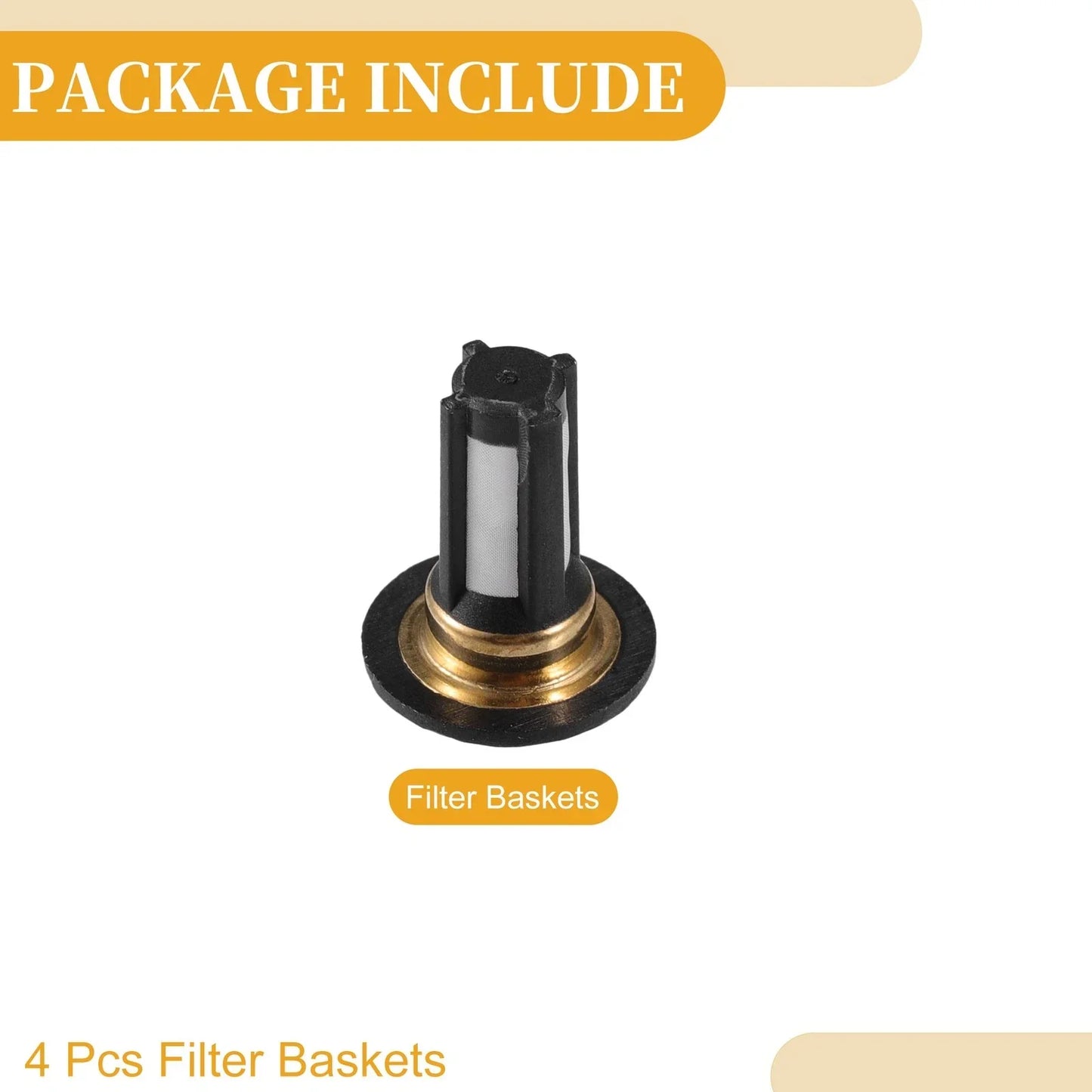 4 Pcs Fuel Injector Filter Baskets for Honda