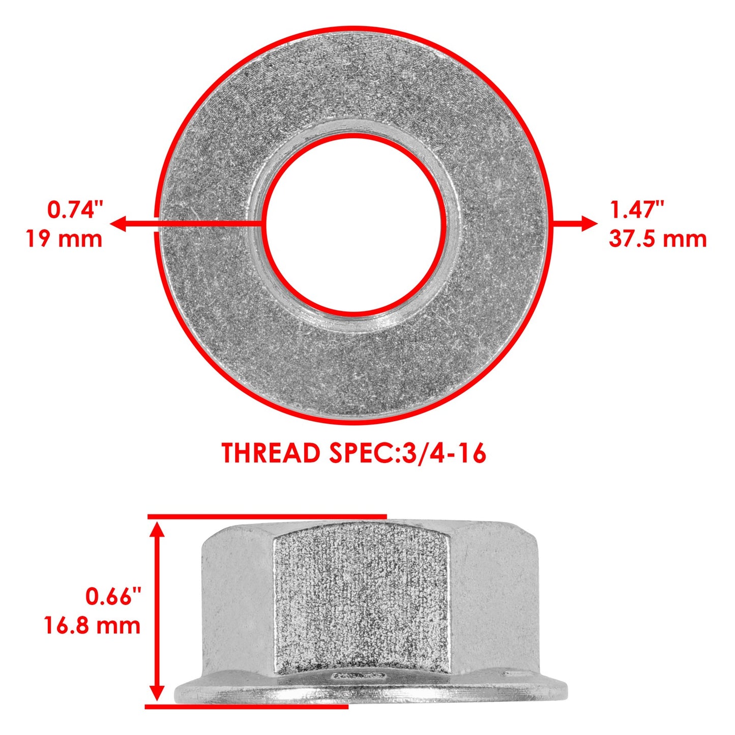 Deck Blade with Nut 44 Inch for Cub Cadet White Outdoor (2005–2010)