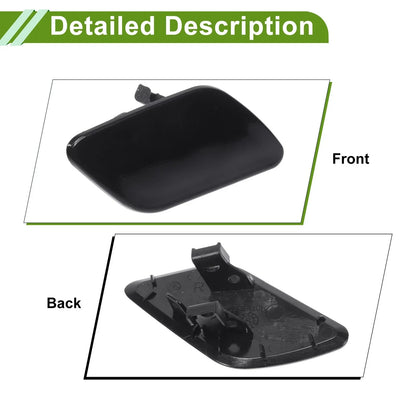 Washer Nozzle Cover for Porsche Cayenne 92A 2015-2017 Black