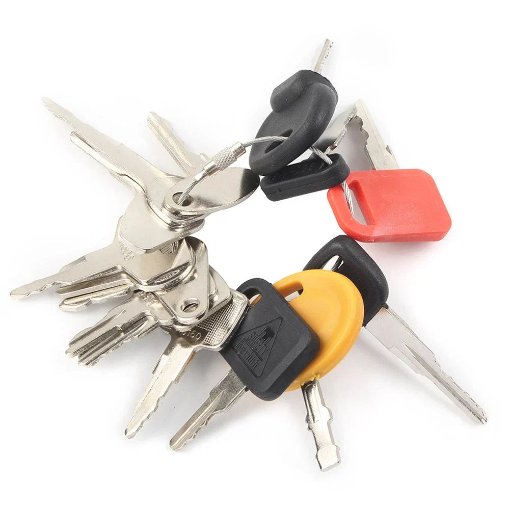 15 Keys Heavy Equipment Ignition Key Set for Holland Excavator