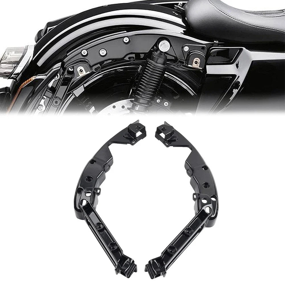 Black Rear Fender Support Bracket for Harley Touring CVO Street Road Glide (14-25)