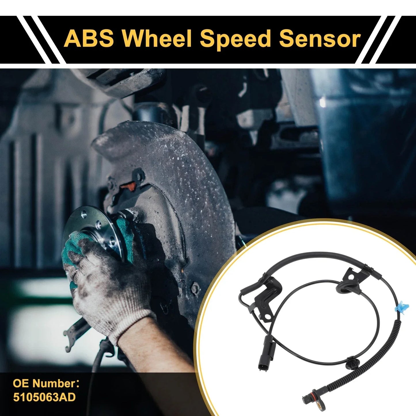 ABS Wheel Speed Sensor for Dodge Caliber 2007 (2007)
