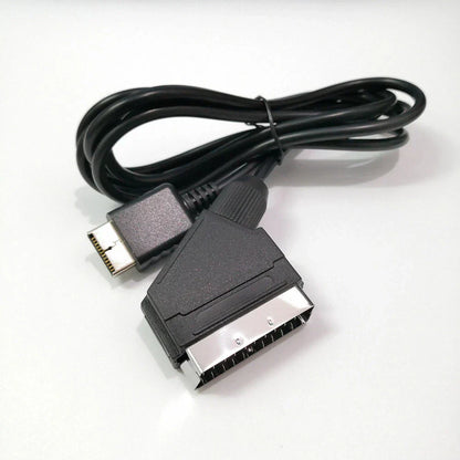RGB Scart Cable 1.8m for PS1 PS2 PS3 (2000-2013)