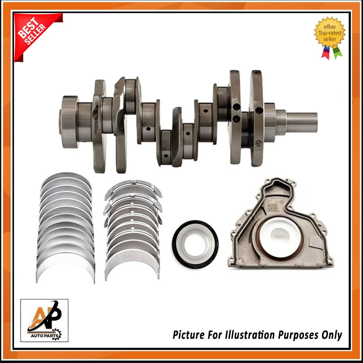 Crankshaft Main and Conrod Bearing Rebuild Kit for Range Rover (2004–2012)