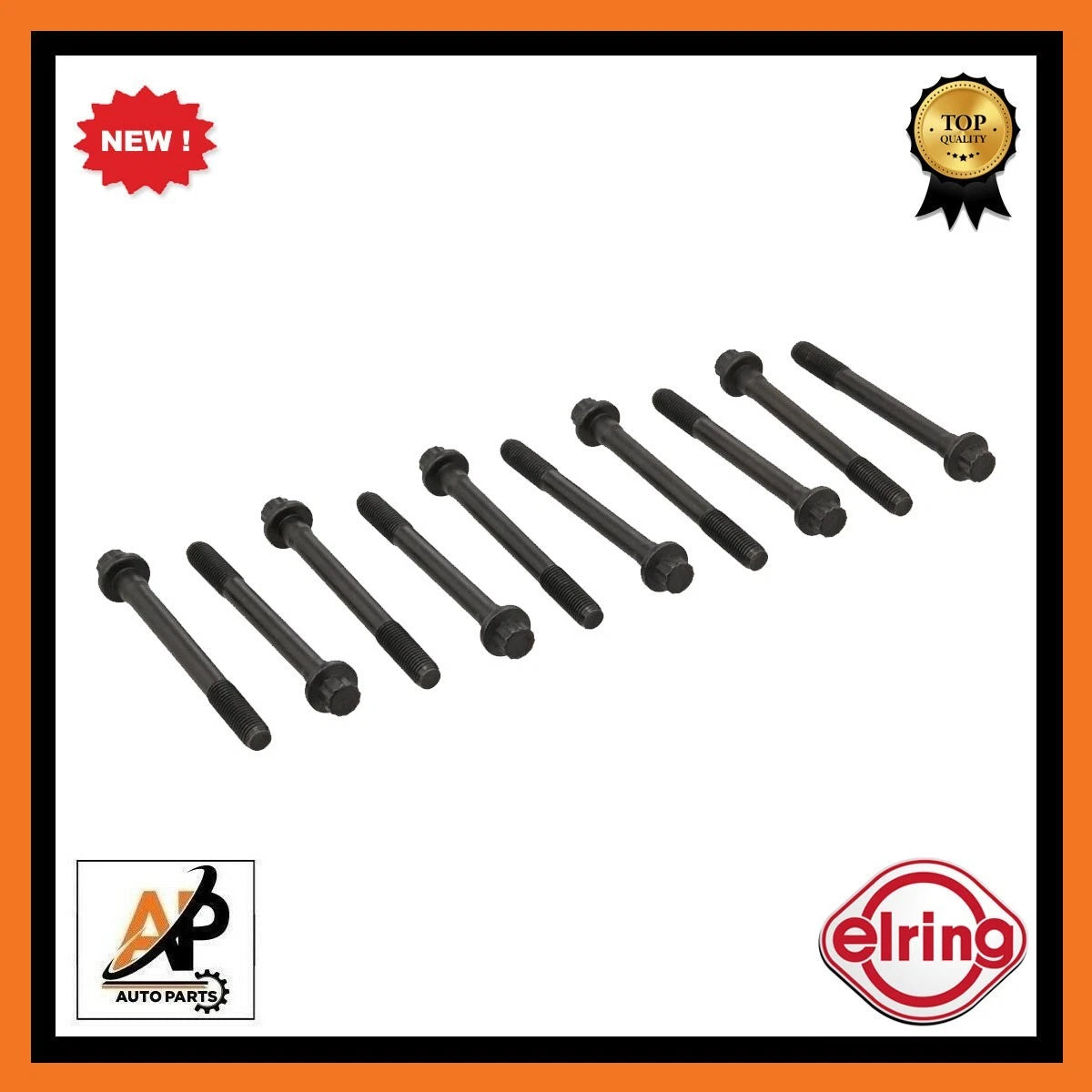 Cylinder Head Bolt Set OEM for Mazda B6 (8V) Engine (1978–1982)
