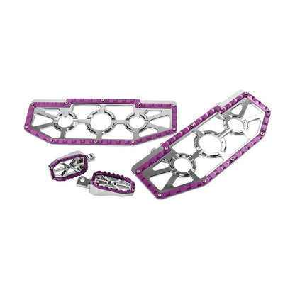 Driver Passenger Floorboard Foot Pegs for Harley Road King Heritage
