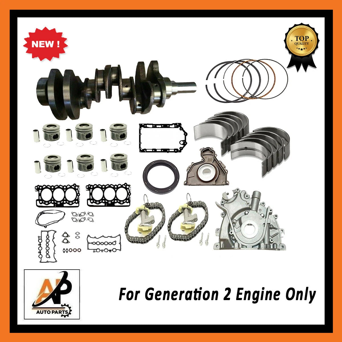 Crankshaft OEM Replacement for Land Rover Range Rover 3.0 (2013–2017)