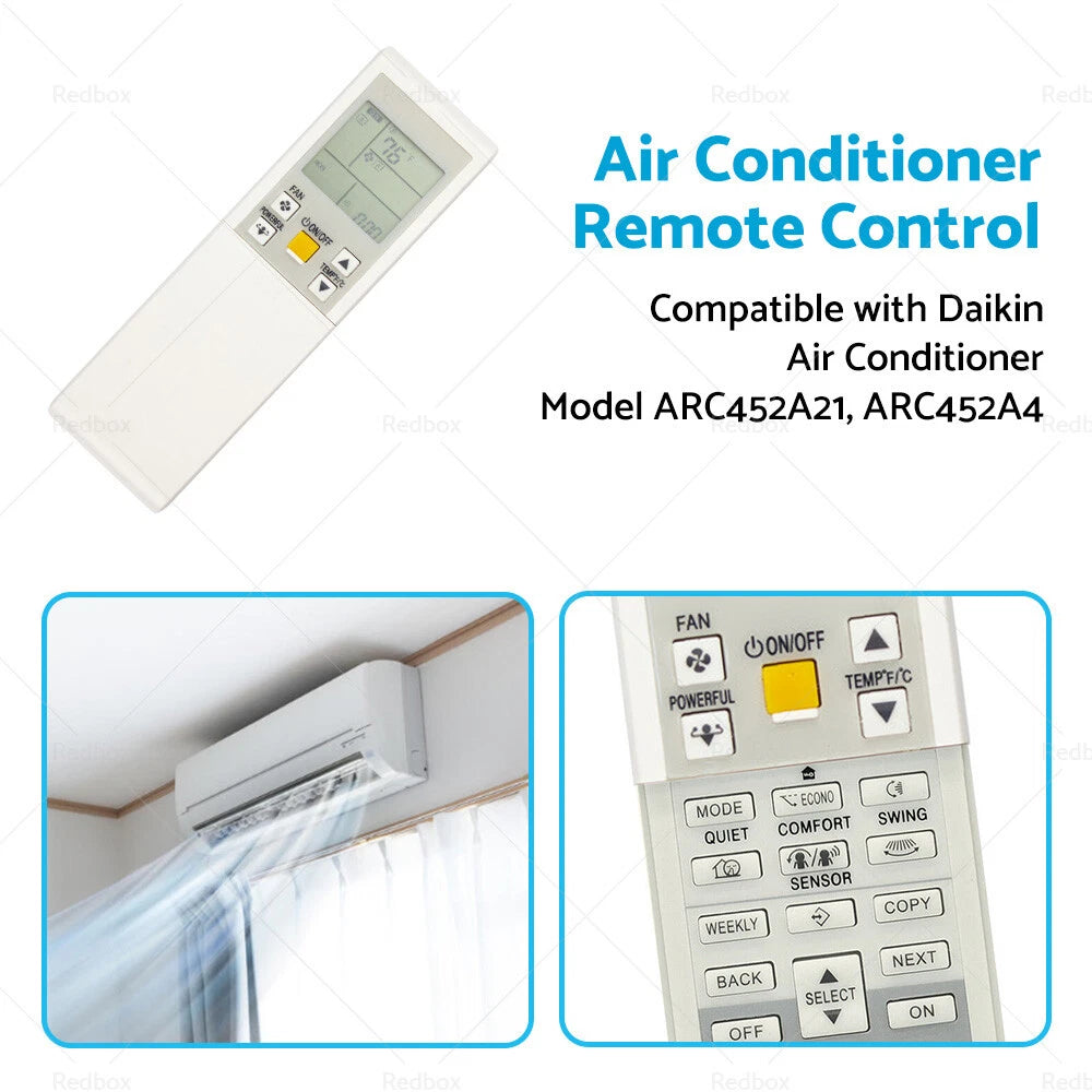 Remote Control for Daikin ARC452A4 Air Conditioner