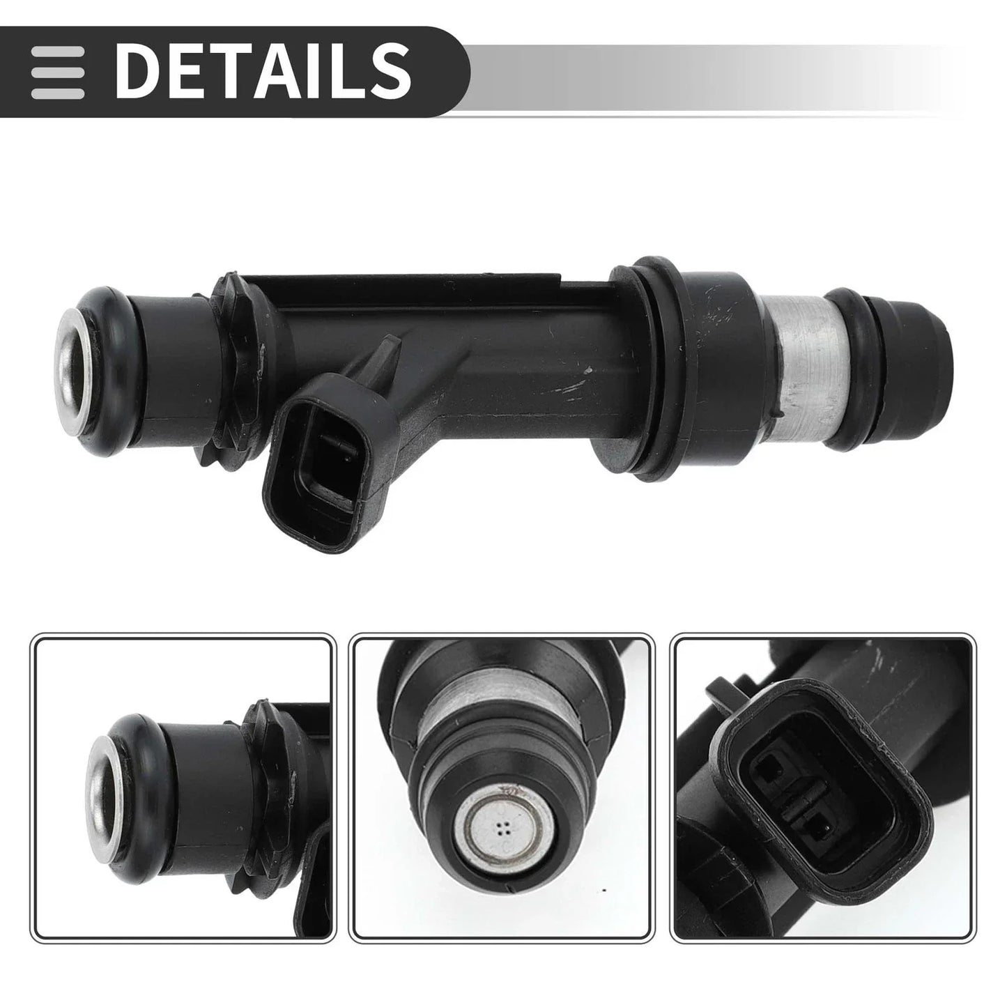 Fuel Injector for Honda Passport EX, LX 1998-2002 3.2L Black 1 x Unit